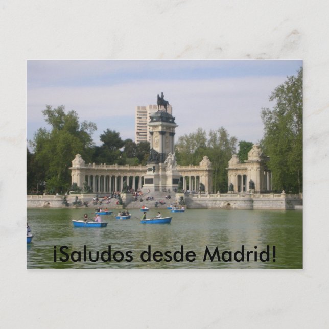 Postal de Madrid, España (Anverso)
