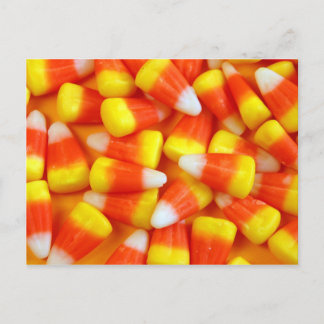 Postal de maíz dulce de Halloween