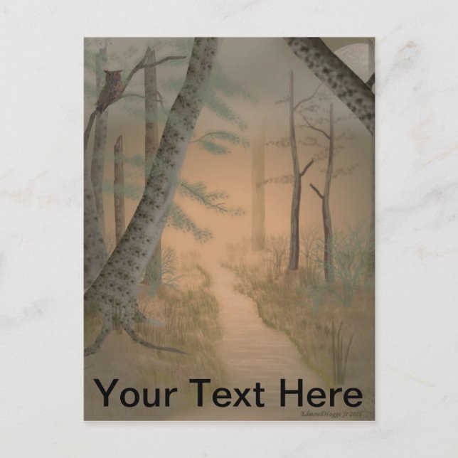 Postal de mala luna en alza (Anverso)