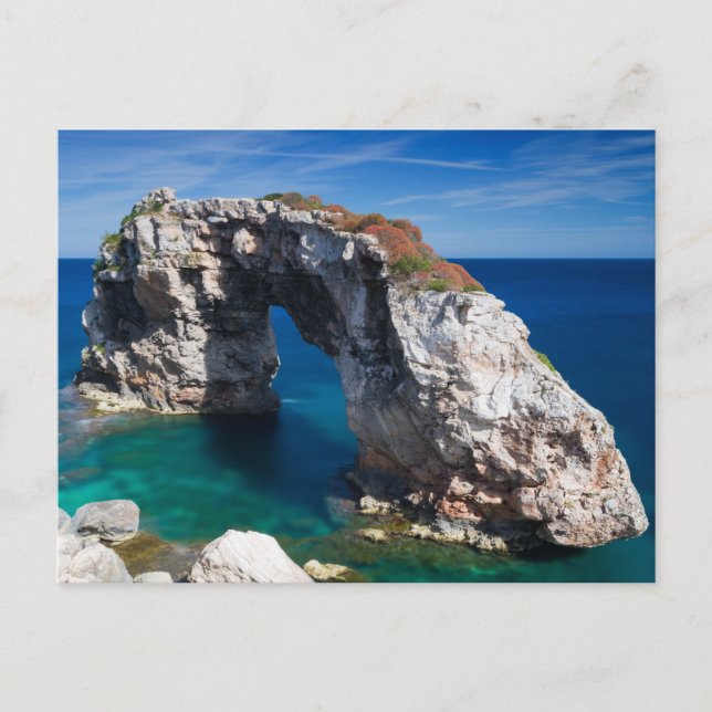 postal de Mallorca - Es Pontas Rock (Anverso)