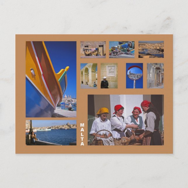 postal de Malta (Anverso)