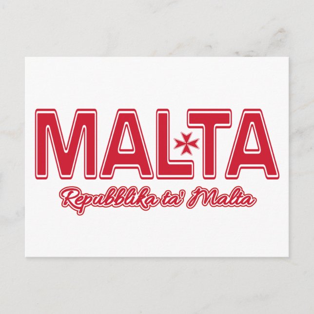 postal de MALTA personalizado (Anverso)