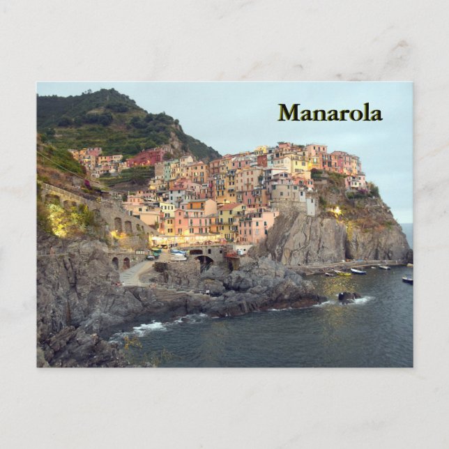postal de Manarola (Anverso)