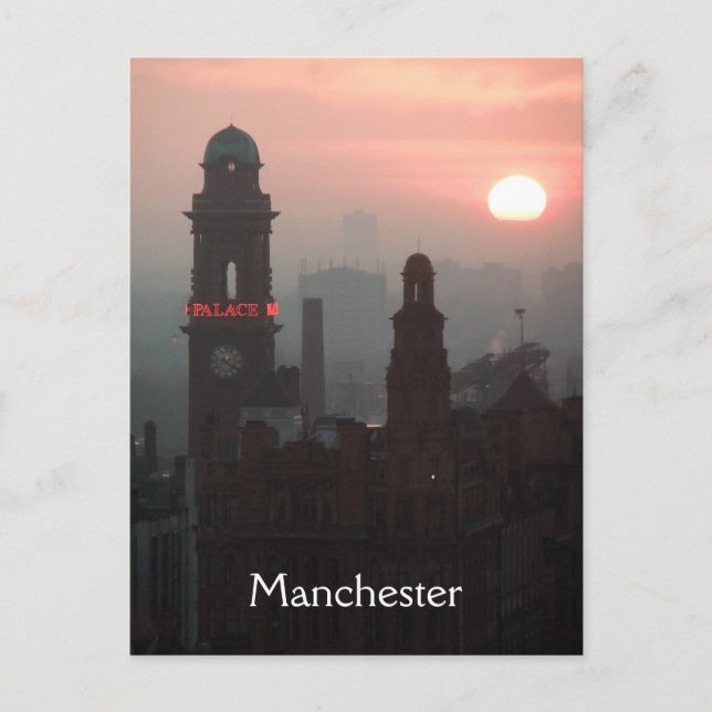 Postal de Manchester Sunset (Anverso)