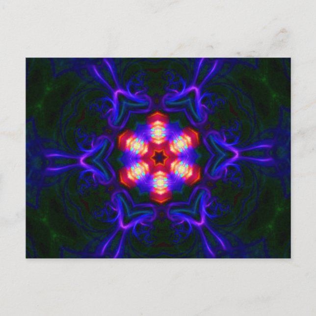 Postal de Mandala - Mensaje de agradecimiento (Anverso)