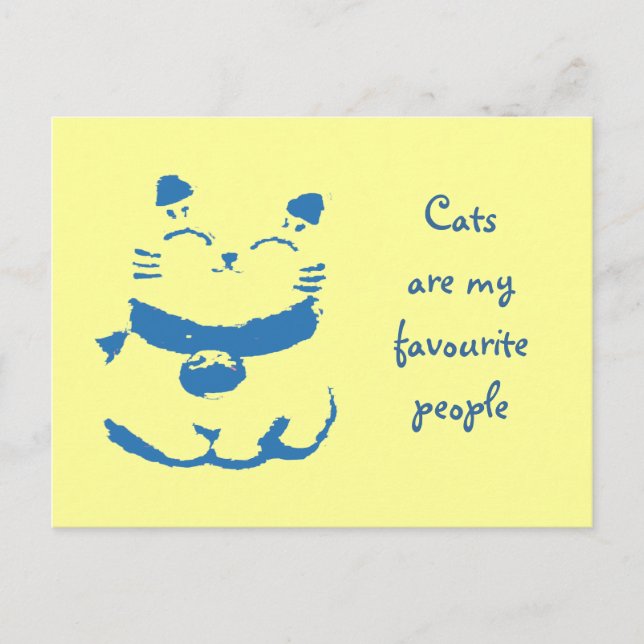 Postal de Maneki Neko (Anverso)