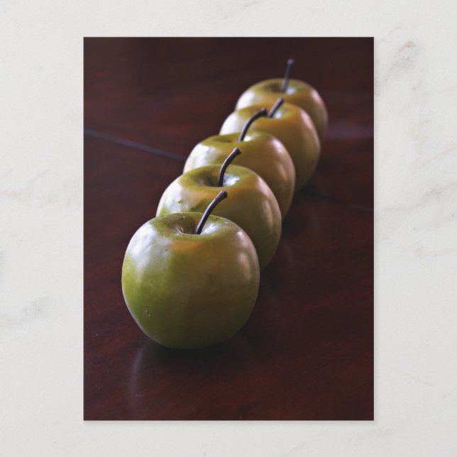 Postal de manzanas (Anverso)