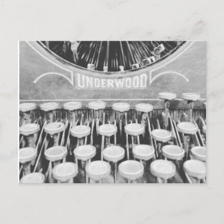 Postal de máquina antigua