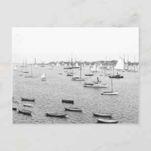 Postal de Marblehead Harbor Massachusetts 1900