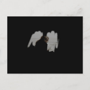 Postal de marco de corazón pintado con graffiti mo