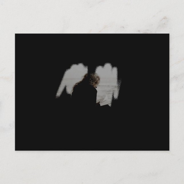 Postal de marco de corazón pintado con graffiti mo (Anverso)