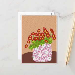 Postal de margarita inglesa