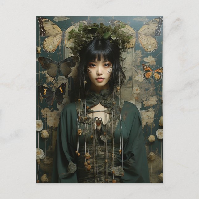 Postal de mariposa (Anverso)
