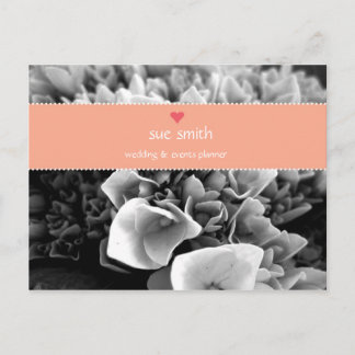 Postal de marketing del boda o del planificador de