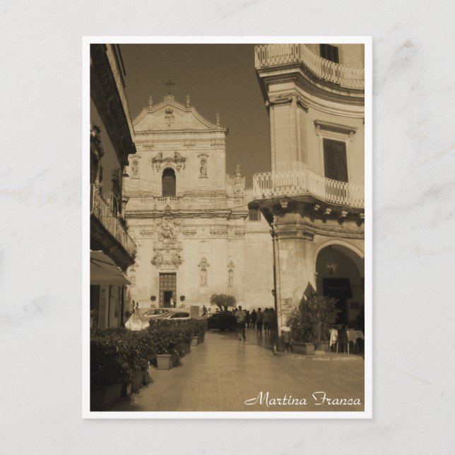 Postal de Martina Franca (Anverso)