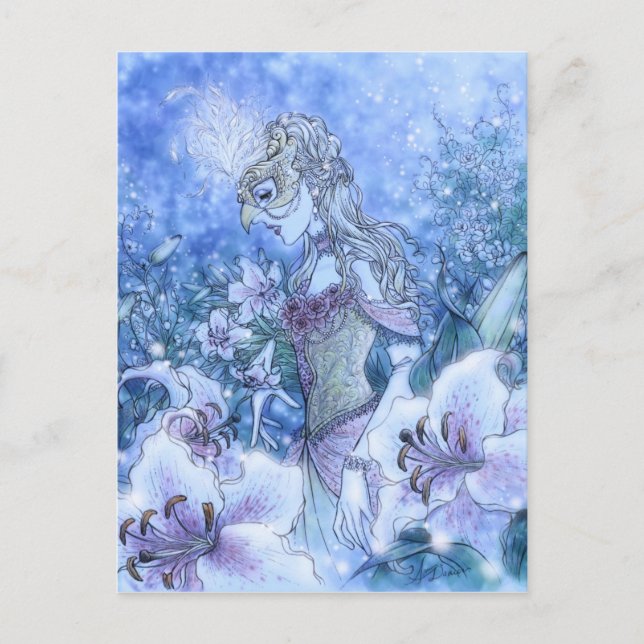 Postal de mascarada (Anverso)