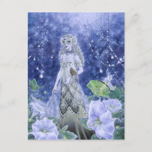 Postal de mascarada de medianoche (Anverso)