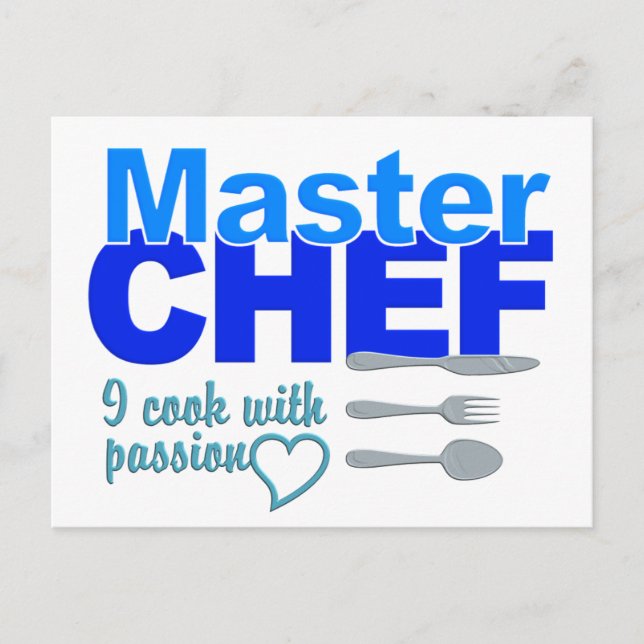 postal de Master Chef (Anverso)
