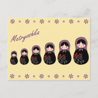 Postal de Matryoshka