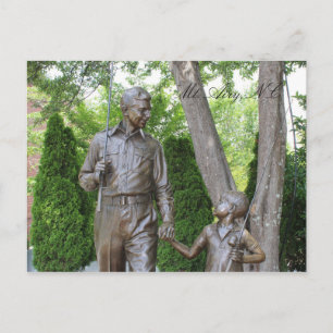 Postal de Mayberry de Mt Airy North Carolina