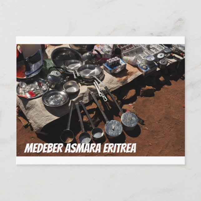 Postal de Medeber Asmara Eritrea (Anverso)