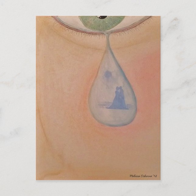 postal de memoria de lágrimas (Anverso)