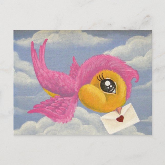 Postal de mensaje de amor (Anverso)