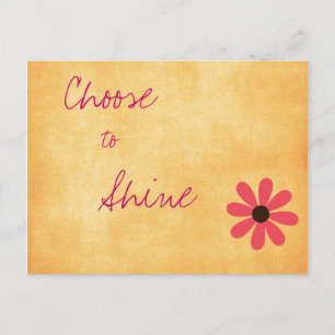 Postal de mensaje positivo inspirador