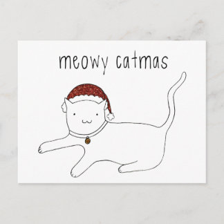 Postal de Meowy Catmas
