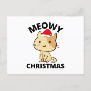 Postal de Meowy Navidades