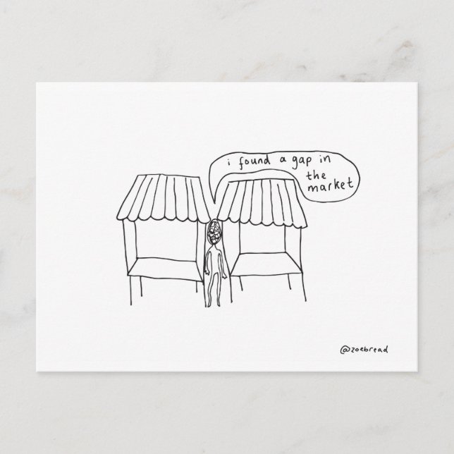 postal de mercado (Anverso)