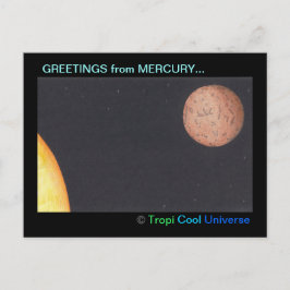 Postal de MERCURY del planeta