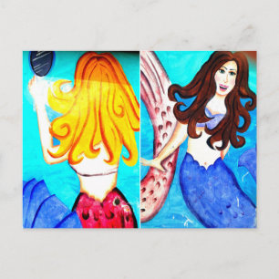 postal de mermaids