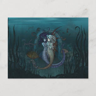 Postal de Mermaids de Anime Fantasy
