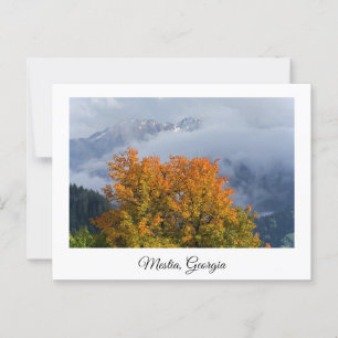 postal de Mestia Georgia