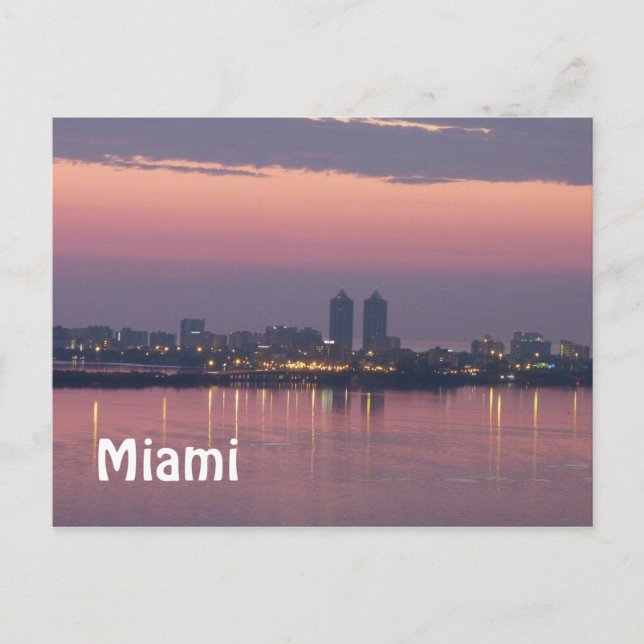 Postal de Miami (Anverso)