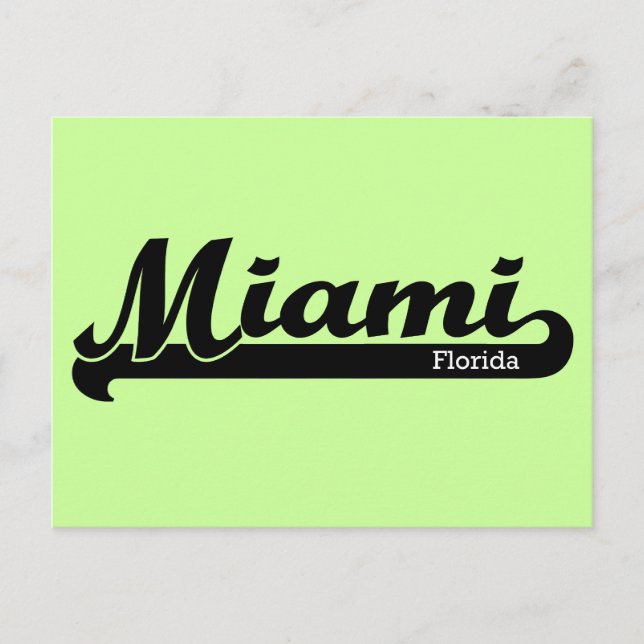 Postal de Miami (Anverso)