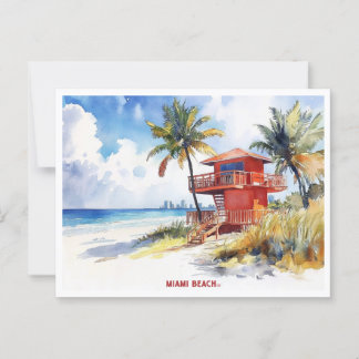 postal de Miami Beach, Florida