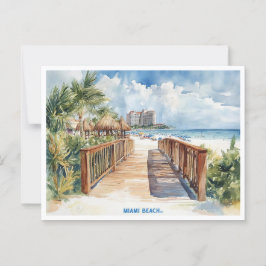 postal de Miami Beach, Florida