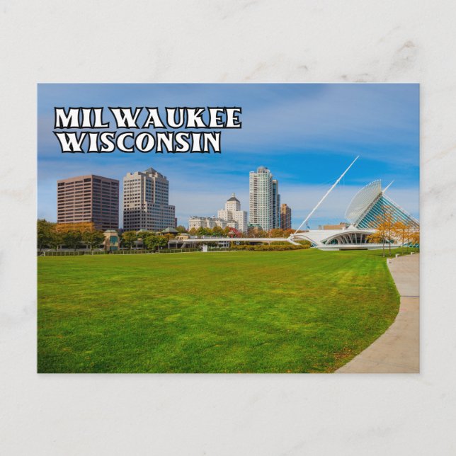 Postal de Milwaukee Wisconsin (Anverso)