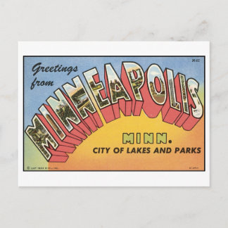 Postal de Minneapolis de la Viña