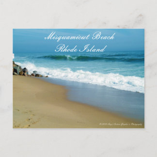 Postal de Misquamicut Beach Rhode Island