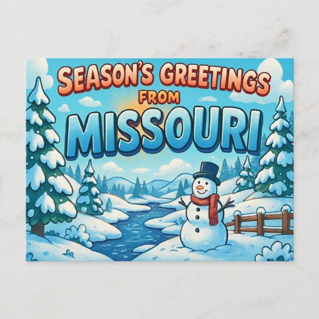 postal de MISSOURI (Anverso)