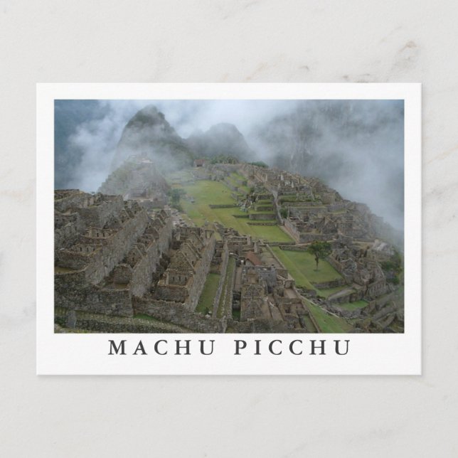 Postal de "Misty Machu Picchu" (Anverso)