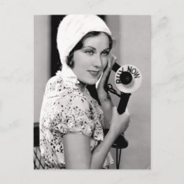 Postal de moda antigua