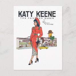 Postal de moda de la época Katy Keene Hollywood
