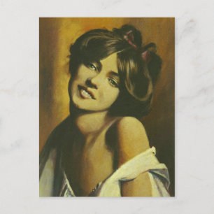 Postal de moda vintage