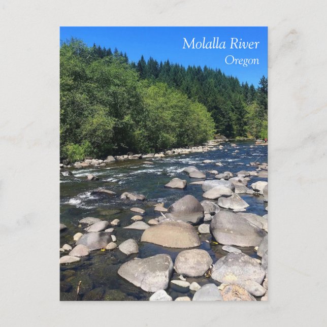 Postal de Molalla River, OR (Anverso)