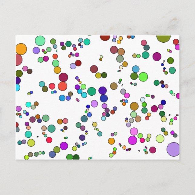 Postal de moléculas (Anverso)