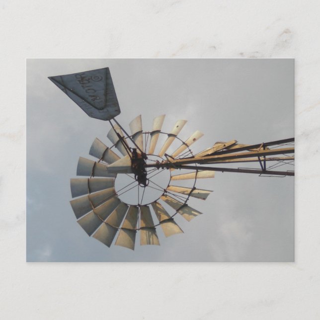 Postal de molino de viento (Anverso)